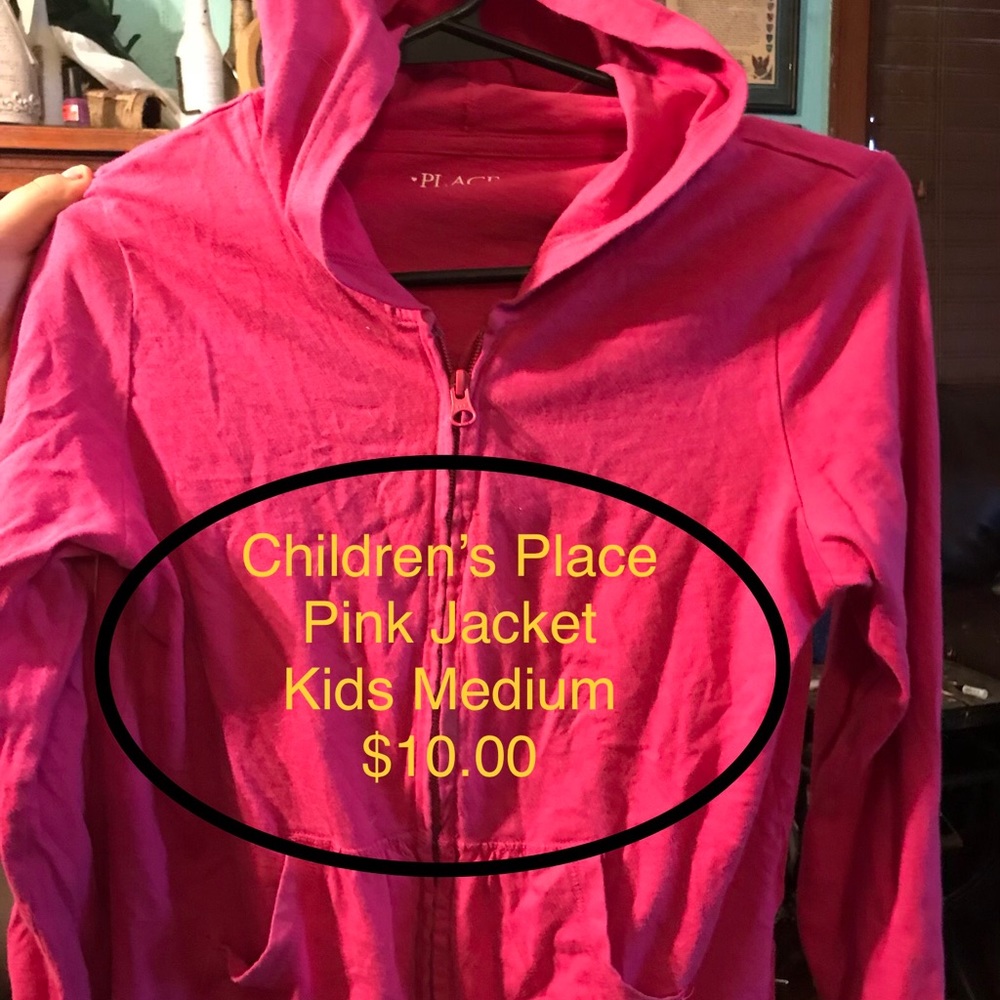 Children’s Place hot pink hooded jacket